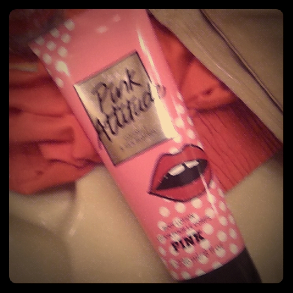 Pink attitude body lotion
